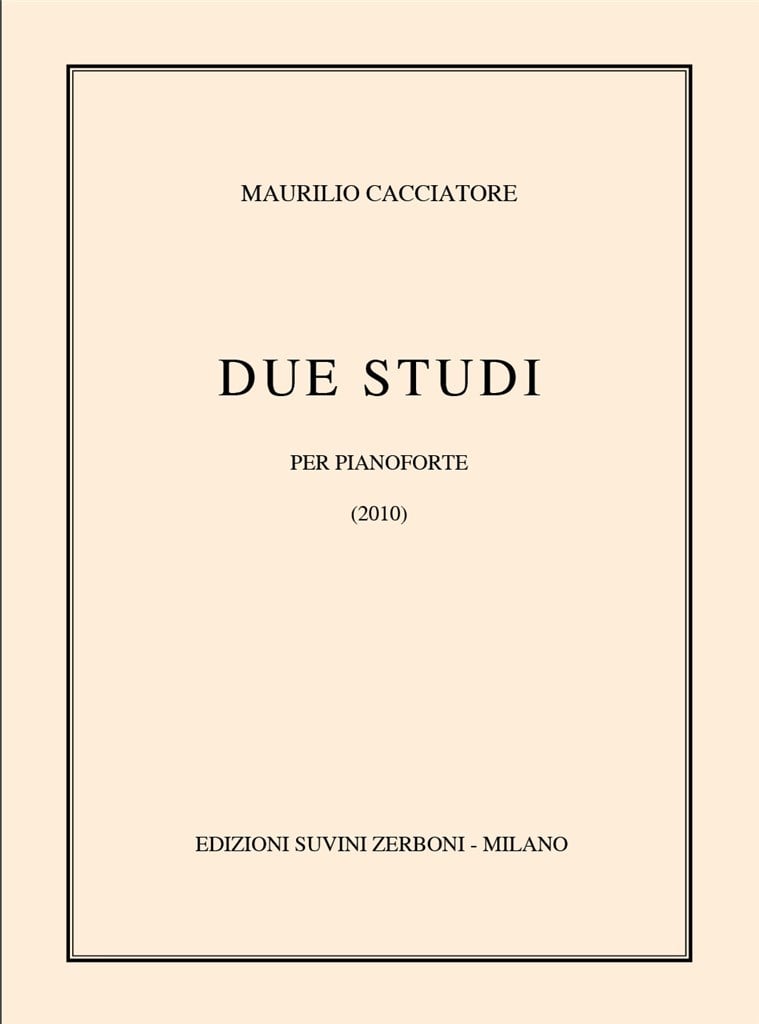 Due Studi (2010) Per Pianoforte (8)